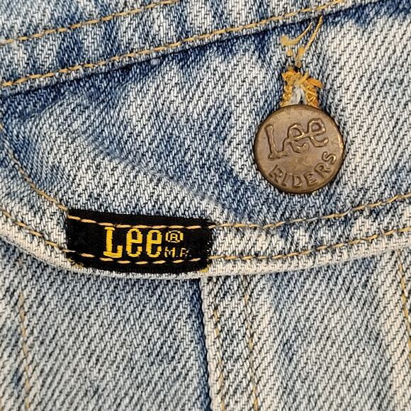 Vintage 60s Lee Riders Denim Jacket Medium 22x26 Faded Medium-Wash - Picture 4 of 13